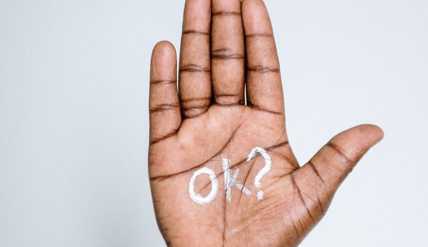 photo of person s palm