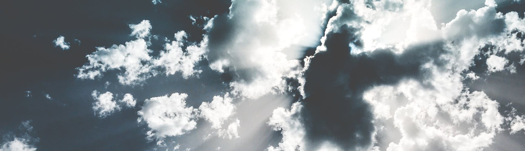 white sky