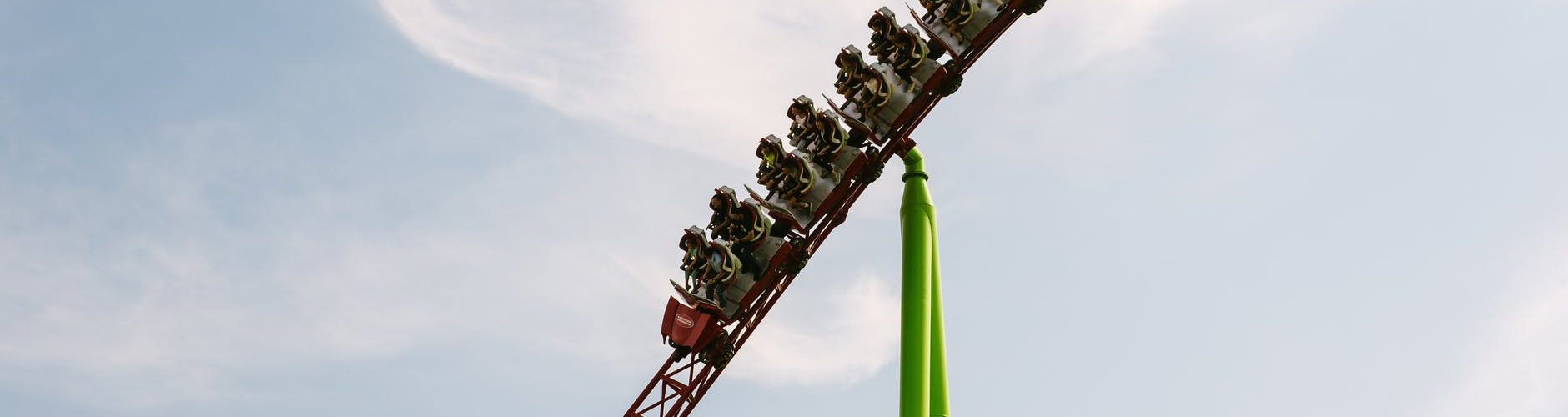 red roller coaster