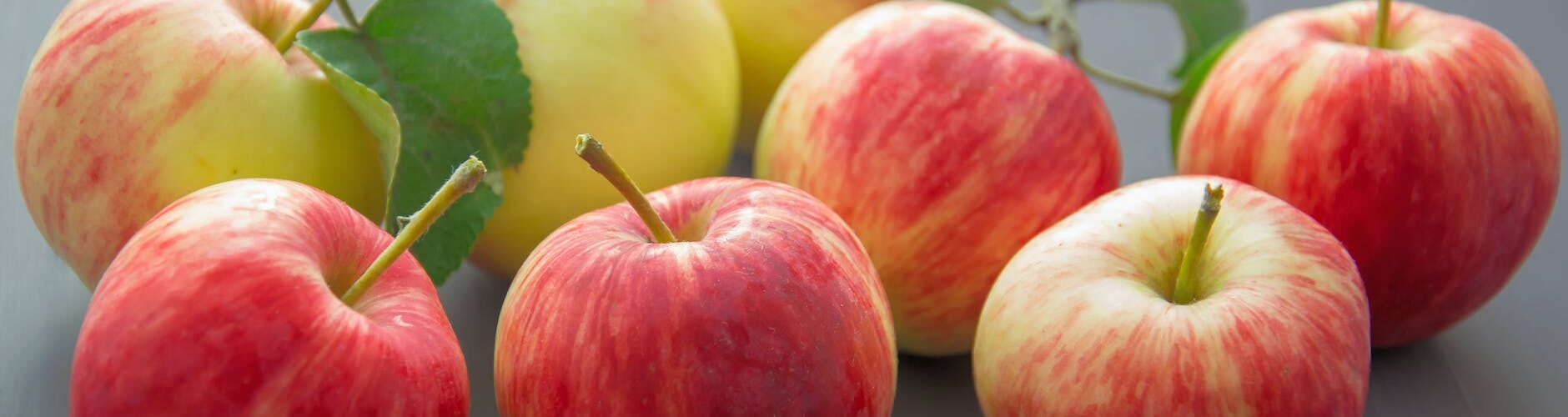 close up photography of apples