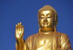buddha statue in close up shot