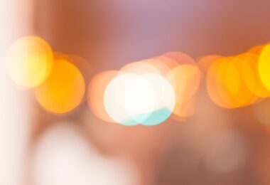 close up of lights