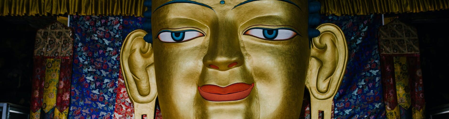 close up shot of a buddha statue