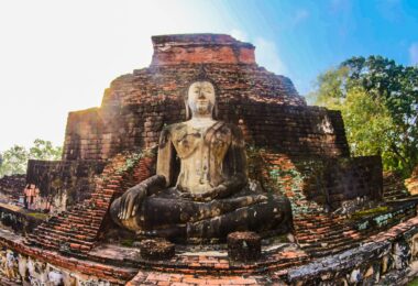 concrete buddha temple