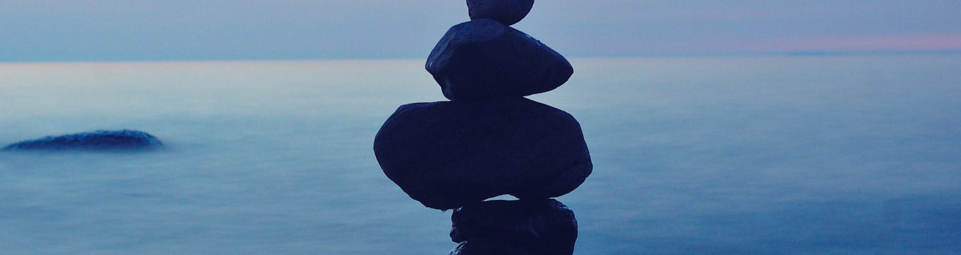 balance ocean relaxation rock balancing