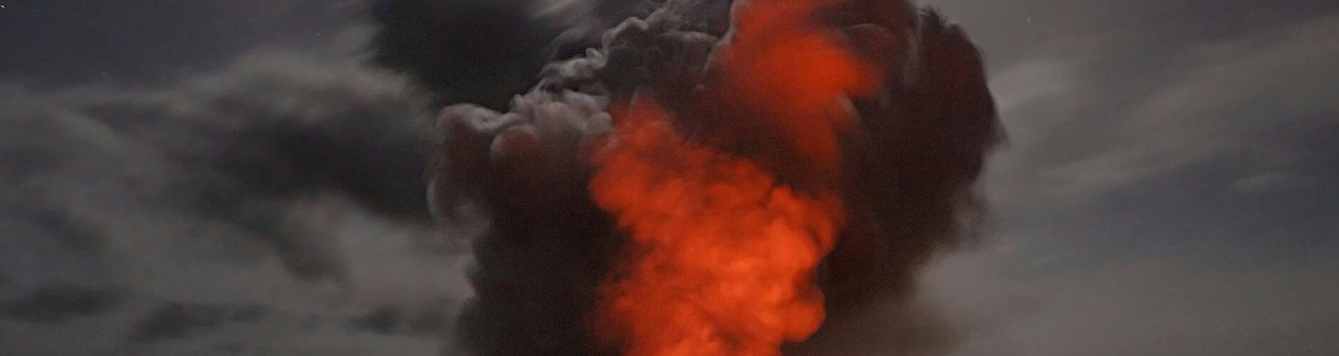 black smoke coming from fire