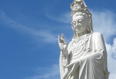 the guanyin of nanshan statue