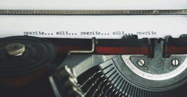 rewrite edit text on a typewriter